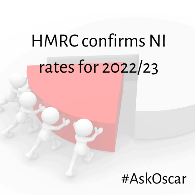 HMRC confirms NI rates for 202223